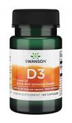 Witaminy i minerały - SWANSON High-Potency Vitamin D-3 1,000 IU 60caps - miniaturka - grafika 1