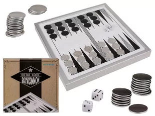 Gra Backgammon - wersja metalowa - Dekoracje domu - miniaturka - grafika 1