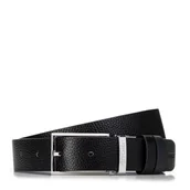 Paski - Męski pasek z groszkowanej skóry dwustronny dwukolorowy - miniaturka - grafika 1