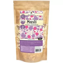 Pięć Przemian Musli owsiane z truskawkami bezglutenowe 500g - Płatki śniadaniowe i musli - miniaturka - grafika 1