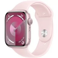 Smartwatch - Apple Watch Series 9 GPS 45mm M/L MR9H3QC/A Różowy - miniaturka - grafika 1