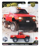 Samochody i pojazdy dla dzieci - Hot Wheels, Premium, Kultowe auta, 1987 Toyota Pickup Truck, pojazd, 1:64, JBK73 - miniaturka - grafika 1