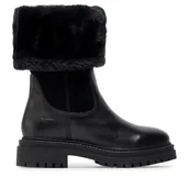 Botki damskie - Botki Geox D Iridea M D04HRM 02246 C9999 Czarny - miniaturka - grafika 1