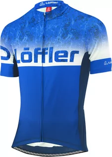 Koszulki rowerowe - Löffler Messenger 2 Full Zip Bike Jersey Men, niebieski EU 56 2022 Koszulki kolarskie - grafika 1