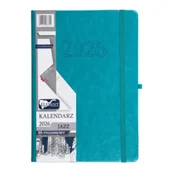 Kalendarze - Kalendarz 2026 B5 tygodniowy Jazz turkusowy - miniaturka - grafika 1