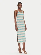 Sukienki - Fracomina Sukienka dzianinowa FS25SD5006K414F8 Kolorowy Slim Fit - miniaturka - grafika 1