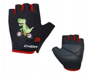 Rękawiczki rowerowe - Rękawiczki rowerowe Chiba Cool Kids czarne dinozaur rozm. XS - miniaturka - grafika 1