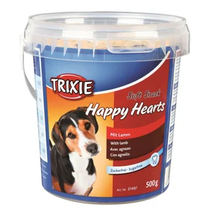 Trixie MIĘKKIE PRZEKĄSKI DLA PSA Happy Hearts 500g - Suplementy i witaminy dla psów - miniaturka - grafika 3