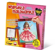 Zabawki kreatywne - Wypukła Malowanka Księżniczka Nikola - miniaturka - grafika 1