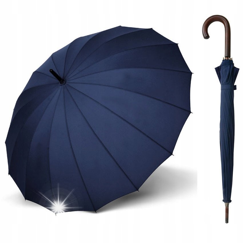 Parasol długi Doppler London navy