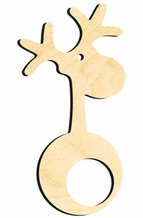 Ozdoba choinkowa E-DRUK, drewniana, Z22 - Ozdoby bożonarodzeniowe - miniaturka - grafika 1