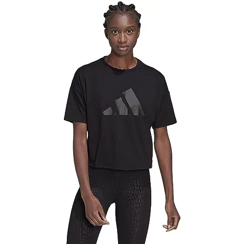 adidas Koszulka damska, czarny, S