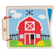 Zabawki interaktywne dla dzieci - Haba Książeczka Na farmie HB2423 - miniaturka - grafika 1