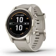 Smartwatch - Garmin Fenix 7S PRO Sapphire 010-02776-15 Beżowy - miniaturka - grafika 1
