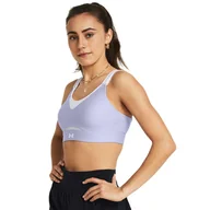 Bielizna sportowa damska - Biustonosz treningowy Under Armour UA Infinity High 2.0 Bra - niebieski - UNDER ARMOUR - miniaturka - grafika 1