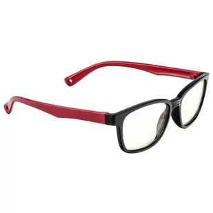 Dziecięce okulary blokujące niebieskie światło - czarno-czerwone - Okulary przeciwsłoneczne - miniaturka - grafika 1