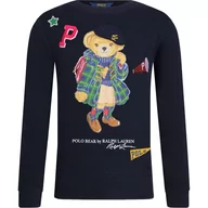 Bluzy dla dziewczynek - POLO RALPH LAUREN Bluza BEARCNFLEECE | Regular Fit - miniaturka - grafika 1