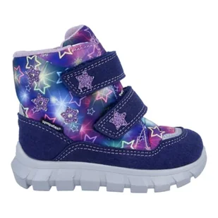 Richter Buty dziecięce dla dziewczynek Snow Mini buty zimowe, Nautical/Multi/Lilac, 22 EU, Nautical Multi Lilac, 22 EU - Buty dla dziewczynek - miniaturka - grafika 1