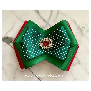 Brosza z czerwonym kryształkiem Święta - Broszki - miniaturka - grafika 1