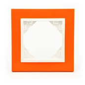 Klawisze i ramki - EFAPEL ANIMATO RAMKA 1K POMARAŃCZ. LODOWY 90910 TJG - miniaturka - grafika 1