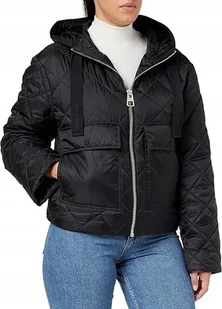 Marc O'Polo Czarna Kurtka Damska Pikowana Z Kapturem I Zamkiem 32 Jxa - Kurtki damskie Marc O'Polo Czarna Kurtka Damska Pikowana Z Kapturem I Zamkiem 32 Jxa - Kurtki damskie - miniaturka - grafika 1