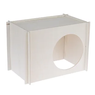 TIAKI domek dla małych zwierząt - Rozmiar L: dł. x szer. x wys.: 40 x 25 x 28 cm (królik, świnka morska itp.) - Klatki dla gryzoni TIAKI domek dla małych zwierząt - Rozmiar L: dł. x szer. x wys.: 40 x 25 x 28 cm (królik, świnka morska itp.) - Klatki dla gryzoni - miniaturka - grafika 1