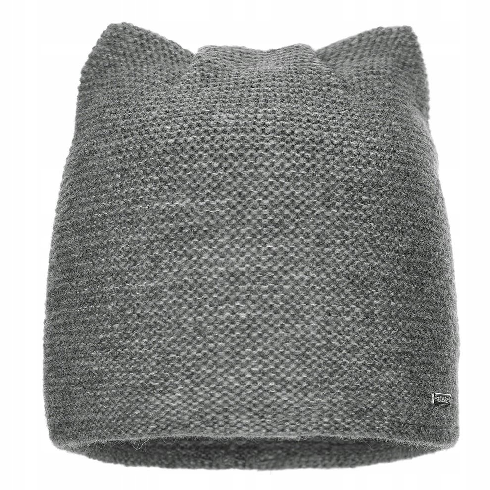 Czapka zimowa damska KITTY Ciemny szary