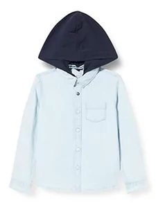 IKKS Klasyczna koszula dla dziewczynki, Bleach Blue, 24 Miesiące - Bluzki dla niemowląt - miniaturka - grafika 1