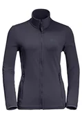 Kurtki damskie - Jack Wolfskin Damska Kurtka Polarowa Peak Grid Fleece W - miniaturka - grafika 1
