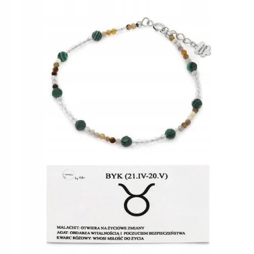 Bransoletka znak zodiaku byk