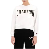 Bluzy sportowe damskie - Bluza sportowa damska Champion Collegiate Logo Blend Cropped - miniaturka - grafika 1