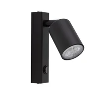 Lampy ścienne - TOP BLACK KINKIET 1 - miniaturka - grafika 1