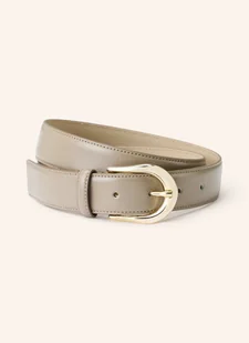 Boss Pasek Skórzany Carol beige - BOSS - Paski - miniaturka - grafika 1