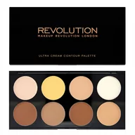 Bronzery i konturowanie twarzy - Makeup Revolution Ultra Cream Contour Palette paleta do konturowania twarzy 13g - miniaturka - grafika 1