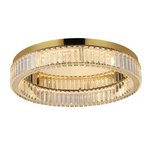 Sufitowa lampa SPARK AZ5784 Azzardo LED 48W 3000K glamour złota - Lampy sufitowe - miniaturka - grafika 1