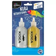 Kleje biurowe - Derform Klej brokatowy 2 kolory 40g KIDEA DERF.KB2KA - miniaturka - grafika 1