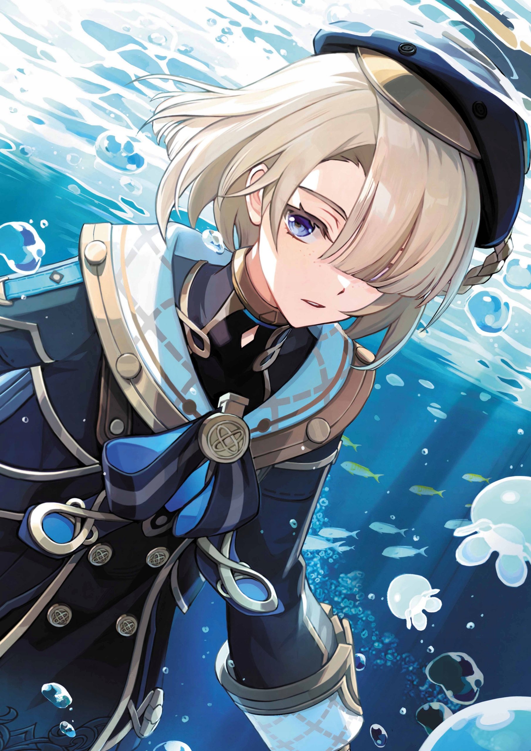 Plakat A3 Genshin Impact Anime Gra Freminet