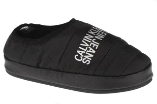 Calvin Klein Home Shoe Slipper W Warm Lining YW0YW00412-BEH, damskie kapcie czarne - Kapcie męskie - miniaturka - grafika 1