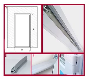 Drzwi zewnętrzne grube ciepłe PCV (kolor: biały, strona: prawa, szerokość: 100 cm) 54451821 - Pozostałe wyposażenie warsztatu - miniaturka - grafika 2
