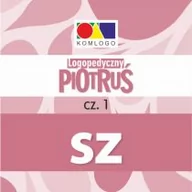 Pomoce naukowe - Komlogo Karty Logopedyczny Piotruś - SZ - miniaturka - grafika 1
