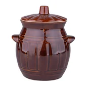 Beczki - Garnek Kamionkowy beczka do kiszenia kapusty 2,7 l - miniaturka - grafika 1