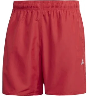 Spodenki męskie kąpielowe adidas Solid CLX SH SL czerwone FJ3380 - 8 - Spodenki męskie - miniaturka - grafika 1