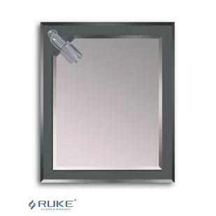 Lustro tradycyjne Litius 53 x 63 cm RUKE - Lustra - miniaturka - grafika 1