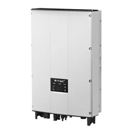 Akcesoria do kolektorów i fotowoltaiki - Falownik Inwerter V-TAC 8KW ON GRID LCD DISPLAY & DC SWITCH Trójfazowy IP65 VT-6608305 5 Lat Gwarancji - miniaturka - grafika 1