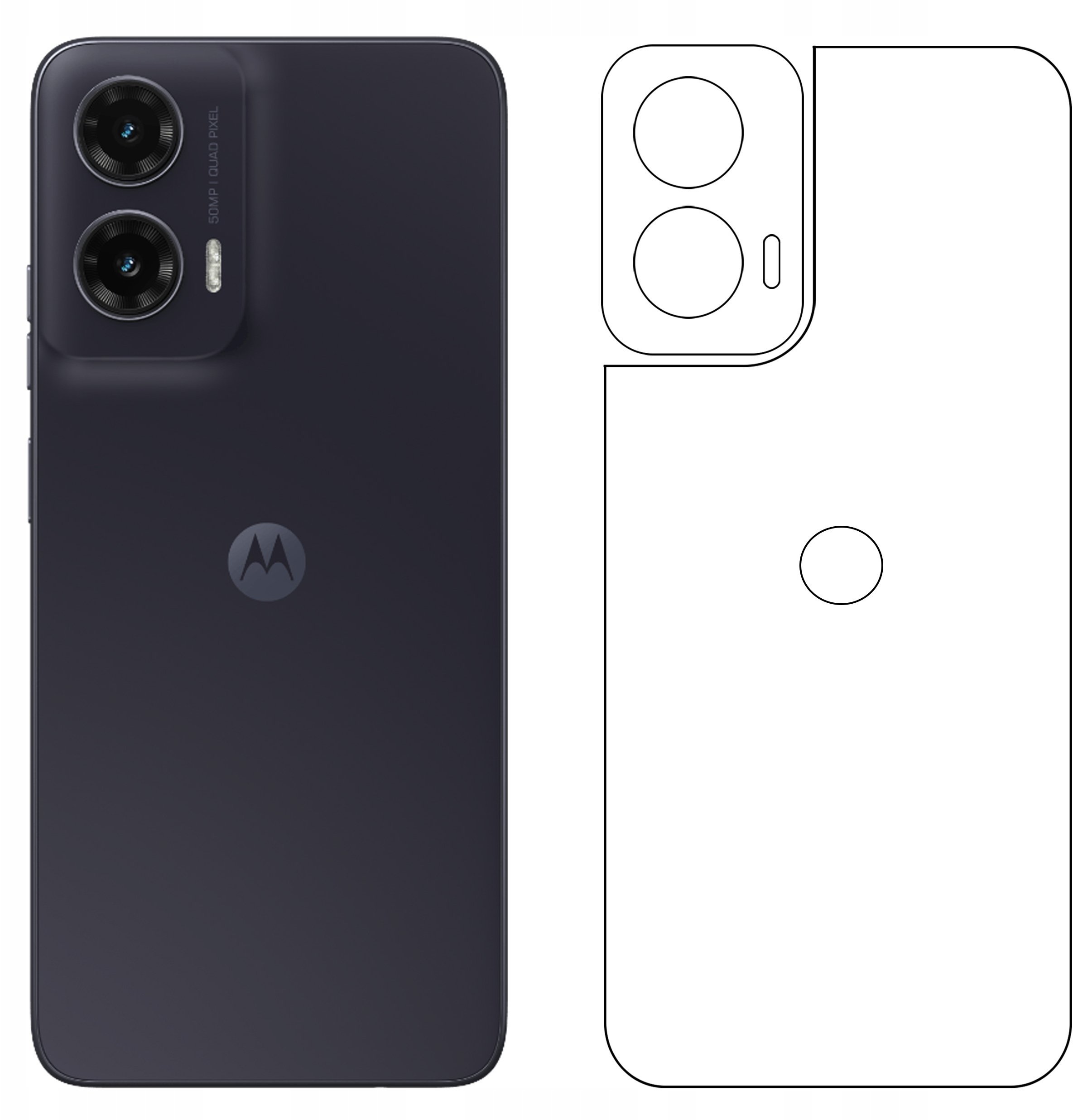 FOLIA HYDROŻELOWA NA TYŁ do Motorola Moto G35 5G