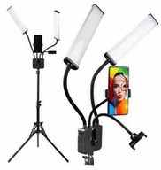 Lampy studyjne - LED 2-modułowa ze statywem - miniaturka - grafika 1