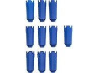 Akcesoria hydrauliczne - KORKI HYDRAULICZNE, INSTALATORSKIE 1/2" Z USZCZELKĄ NIEBIESKIE 10SZT - miniaturka - grafika 1