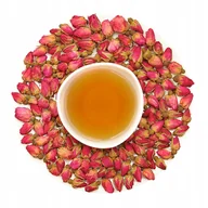 Dodatki do ciast w proszku - Suszone Pąki Róży Czerwone Kwiaty Jadalne - 100g - miniaturka - grafika 1