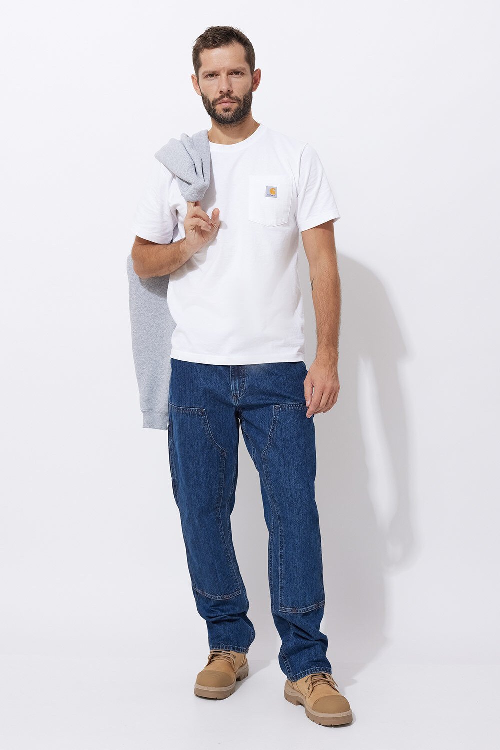 Carhartt Jeansy DoubleFront Logger Canal .104944.H45.S387