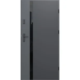 O.K.DOORS Drzwi stalowe zewnętrzne wejściowe Cambrige V2 antracytowe 80 prawe - Drzwi zewnętrzne O.K.DOORS Drzwi stalowe zewnętrzne wejściowe Cambrige V2 antracytowe 80 prawe - Drzwi zewnętrzne - miniaturka - grafika 1